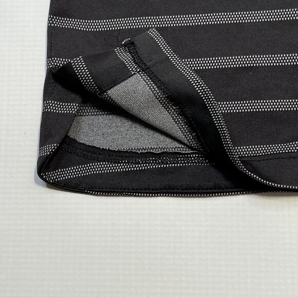 Nike Tiger Woods Polo Shirt Mens XL Black Striped Dri-Fit Golf BV0350-010 - Picture 7 of 16